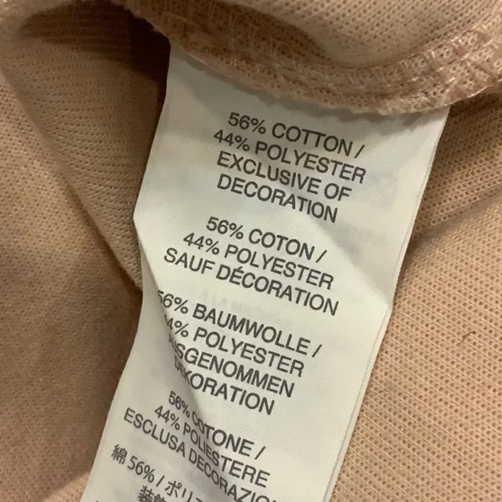 J. Crew Blush Pink Sequin-Trim Sweatshirt B7027 S Small